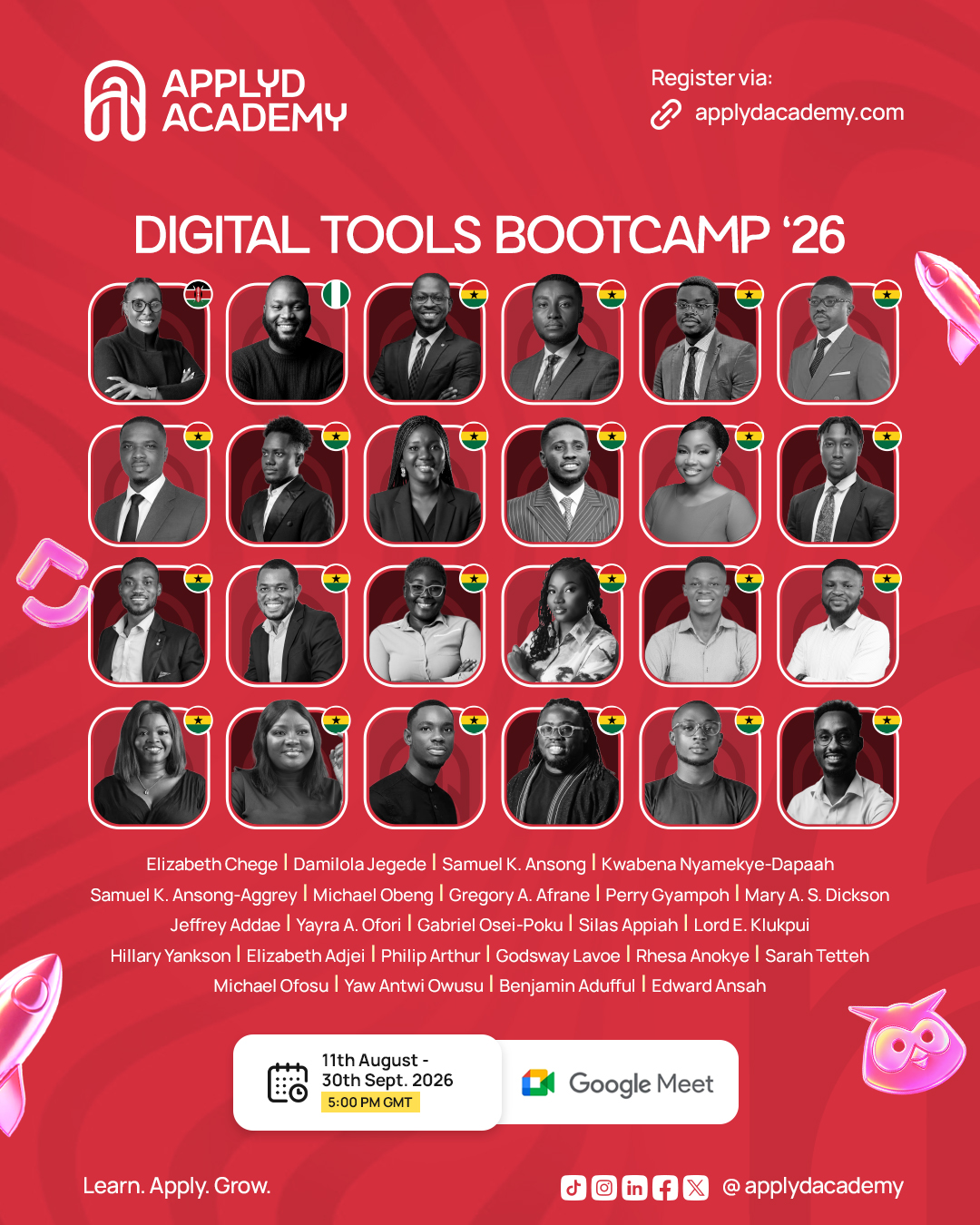 7 Essential Digital Tools to Learn in Week 1 of Applyd Academy’s Free Digital Skills Training